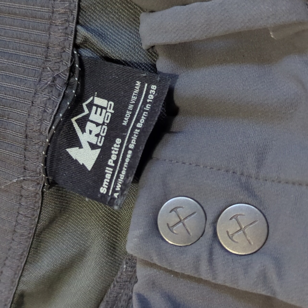 REI Lightweight Pants Petite Small Gray - Picture 5 of 6